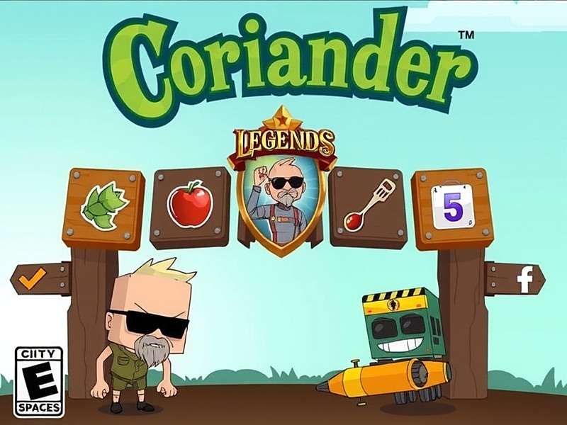 Coriander Legends Spice Heroes - Official Cover Art Coriander Legends Spice Heroes Game Cover